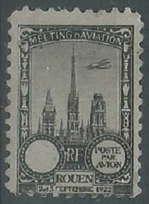 FRANCIA Correo aereo Semi-Oficial 1922 Nuevo Sg
