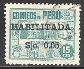 PERU #456  1952