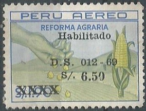 PERU #C233  1969