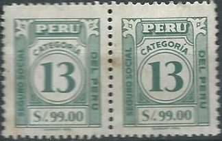 Peru - Sellos del Seguro Social nuevos PAR