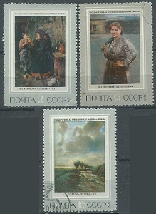 Rusia #3896, #3898 y #3900   1971