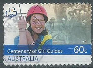 AUSTRALIA #3343 2010 "Centenario de las girlscouts""
