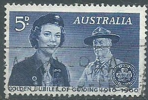 AUSTRALIA #335 1960 "Lord Baden Powell"