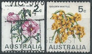 AUSTRALIA #439A y #439C 1970
