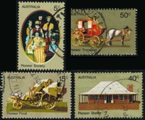 AUSTRALIA #532 y #534 - 536 1972