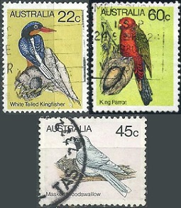 AUSTRALIA #733 y #736 - 737 1980