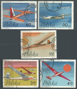 Polonia #1585 - 1589  1968