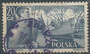 Polonia #721  1956