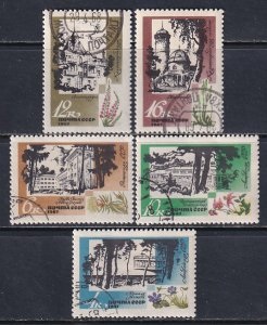 Rusia #3399 - 3403  1967  Serie completa