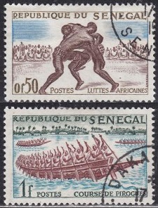Senegal #202  - 203  1961