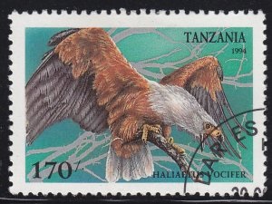 TANZANIA #1283 1994 "Aguila pescadora"