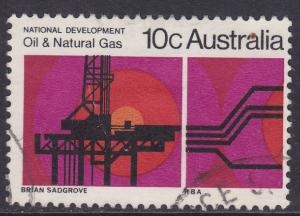 AUSTRALIA #486 1970 "Petróleo y gas natural"
