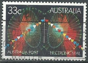 AUSTRALIA #961 1985 "Correo electronico"