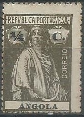 Angola #118 1914 Nueva (Hinged) Sin goma