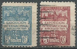 Barcelona  Edi #BA1 - BA2  1929