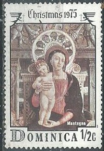 Dominica  #447  1975  Nueva NH "Virgen y el Niño, de Mantegna"