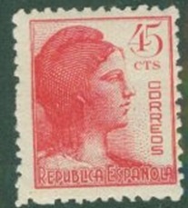 España  #599  1938  Nueva  NH