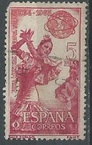 España #1242   1964 (Daño esquina superior)