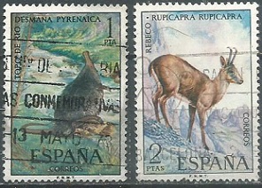 España # 1729 - 1730   1972