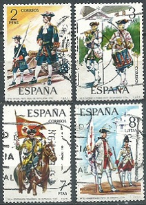 España #1825 - 1828  1974