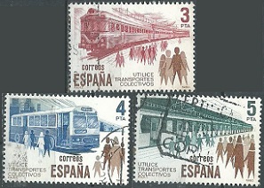 España #2200 - 2202 1980 Serie completa