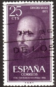España #836 1955