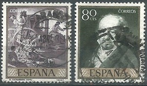 España #870 y #872  1958