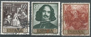España #896 y #898 - 899 1959