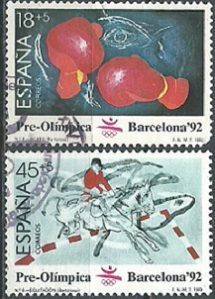 España #B147  y #B149   1989