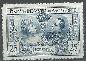 España  Ed#SR3  1907 Nueva (Hinged) Sin goma