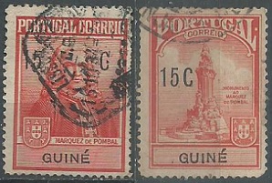 Guinea Portuguesa  #RA1 y #RA3  1925