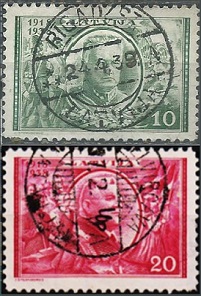 Letonia  #202 - 203  1938