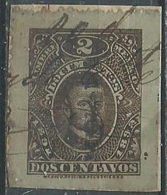MEXICO - Documentos y libros For#195 1891 En papel