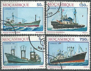 MOZAMBIQUE  #782 - 783 y #785 - 786  1981