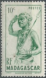 Madagascar #269  1946  Nueva (Hinged)