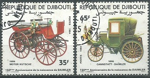Yibuti  #585 - 586  1984