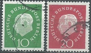 Alemania  Berlin #9N166 - 9N167  1959