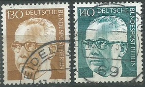 Alemania Berlin #9N298 - 9N298A 1970