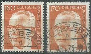 Alemania Berlin #9N300 . 9N300A 1970
