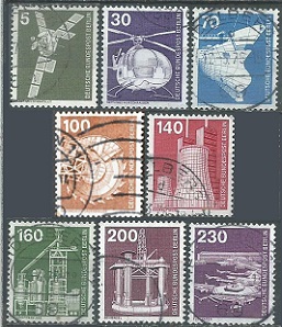 Alemania Berlin #9N359, #9N362, #9N366, #9N368, #9N370 y #9N372 y #9N374 - 9N375 1973