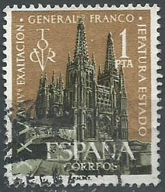 España #1012  1961