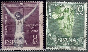 España #1149 - 1150   1962