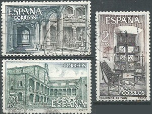 España #1324 - 1326  1965 Serie completa