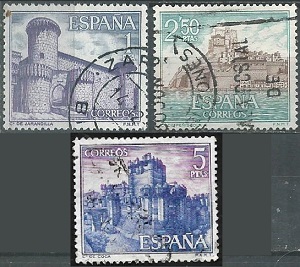 España #1480 y #1483 - 1484  1967