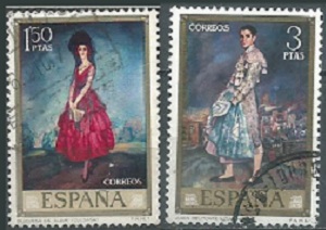 España # 1665 y #1667 1971