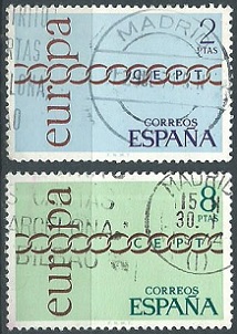 España # 1675 - 1676  1971  Serie completa