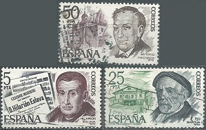 España #2083 y #2085 - 2086 1978