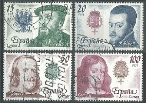 España #2179 - 2180 y #2182 - 2183 1979