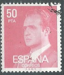 España #2191 variación de color  1977