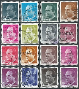 España #2414, #2416 - 2418, #2420, #2423 - 2426, #2429, #2431 - 2432, #2434, #2437 - 2438 y #2440   1985